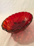 Vintage glass candy dish