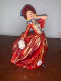 Hand-painted ceramic statuette