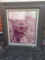 Framed bobcat photograph