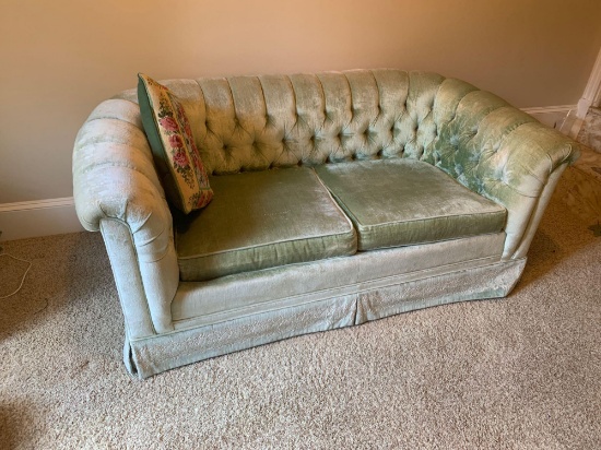 Upholstered loveseat