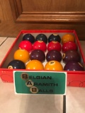 Belgian Aramith Billiard Balls Set in box