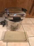 Pot, waffle iron/sandwich toaster and electric knife