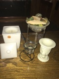 Candleholder and potpourri holder home decor