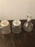 Decorative glass containers