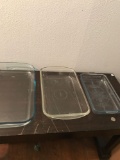 Glass baking dishes