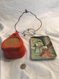 Coasters and decorative plate