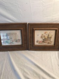 Pair of framed prints