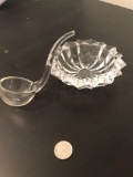 Crystal and glass serving pieces