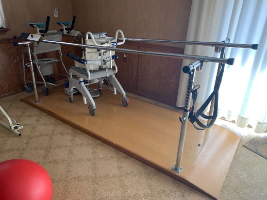 Value Line 1416 parallel bar glider therapy station