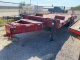 2006 T/A Steel Deck Pintle Hitch Equipment Trailer