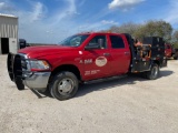 2014 Dodge Ram 3500 Crew Cab Flatbed Truck