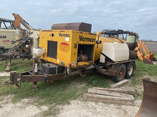 Vermeer VX80 Hydrovac Trailer This lot only subject to seller confirmation