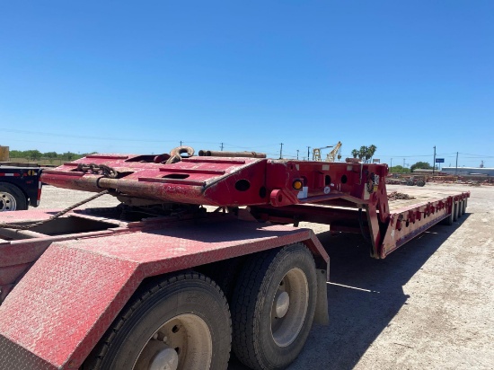 2015 Scona LB70SDLRSOW-4A 4-axle Scissor Neck Expandable Lowboy Trailer