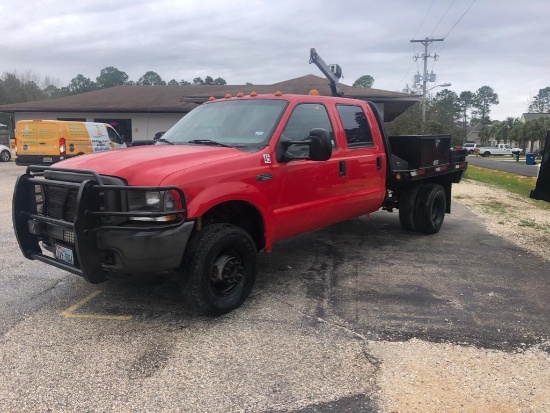 2004 Ford F350 Crew Cab 4x4 Mechanics Truck