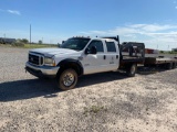 2004 Ford F350 Crew Cab Flatbed Truck