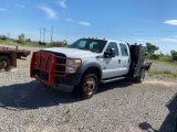 2012 Ford F550 Crew Cab Flatbed Truck