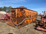 120 BBL Shop Made Skid Mounted Tank