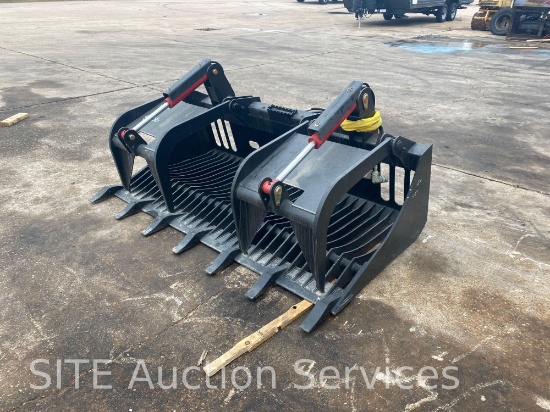 UNUSED Skid Steer Grapple Rake