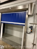 Electric, 8x8 ft opening, stainless components, motion sensor commercial door