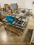 Qty of commercial shelving and sink