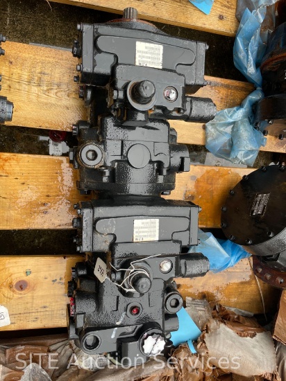 Qty of 2 Eaton 78461-RHG-04 Tandem Piston Pumps