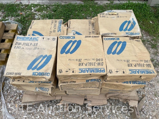 Qty of 28 boxes of Premiarc DW-316LP-XR Stainless Steel Rutile Flux Cored Wire