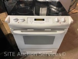 GE Profile Slide In Glass Top Electric Range