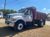 2009 Ford F750 SD S/A Dump Truck