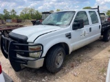 2010 Ford F250 SD Crew Cab Flatbed Truck
