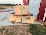Qty. of 3 Cox Concrete Feed Troughs