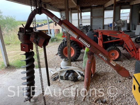 Rhino Post Hole Digger Attachment