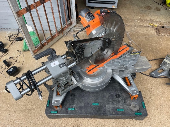 RIDGID 15 Amp Corded 12 in. Dual Bevel Sliding Miter Saw