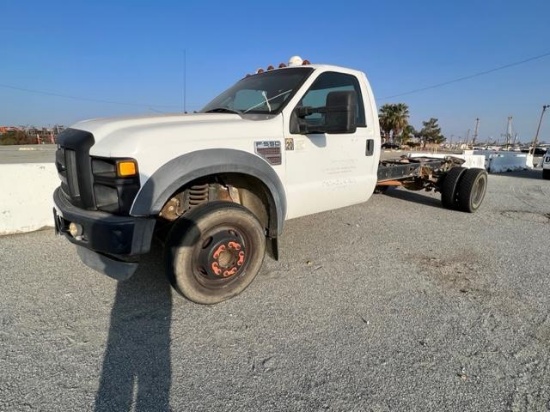 2008 Ford F550 SD Cab & Chassis Pickup Truck