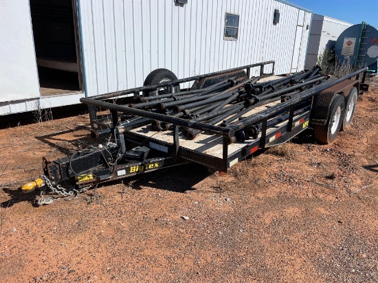 18 ft. T/A Utility Trailer w/ Contents