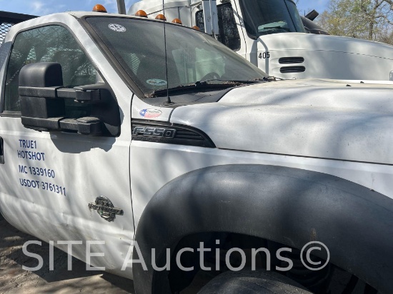 2012 Ford F550 SD Flatbed Truck