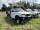 2001 Ford F150 XL Single Cab Flatbed Truck