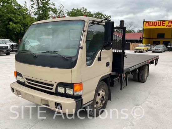 1997 Isuzu NPC7SK S/A COE Flatbed Truck
