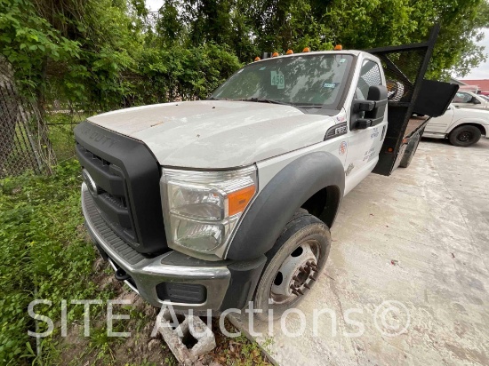 2012 Ford F550 SD Flatbed Truck