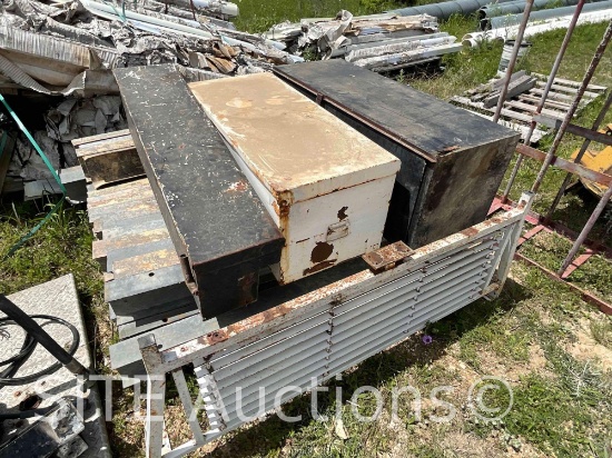 Qty. of Tool Boxes & Tire Cage