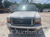 2001 Ford F350 SD Crew Cab Flatbed Truck