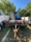 T/A Flatbed Trailer w/ Contents