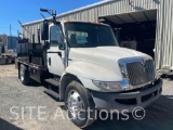 2012 International DuraStar 4300 S/A Flatbed Utility Truck
