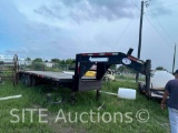2015 Texas Pride Gooseneck T/A Flatbed Trailer w/ Ramps
