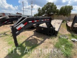 2014 PJ Gooseneck T/A Flatbed Trailer