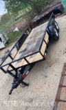 T/A Flatbed Utility Trailer