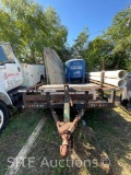 T/A Flatbed Trailer w/ Contents
