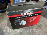 Ironton Sprinkler Booster Pump