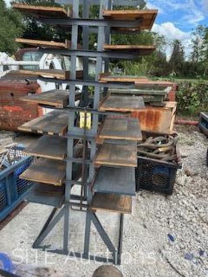Double Sided Shelving Unit