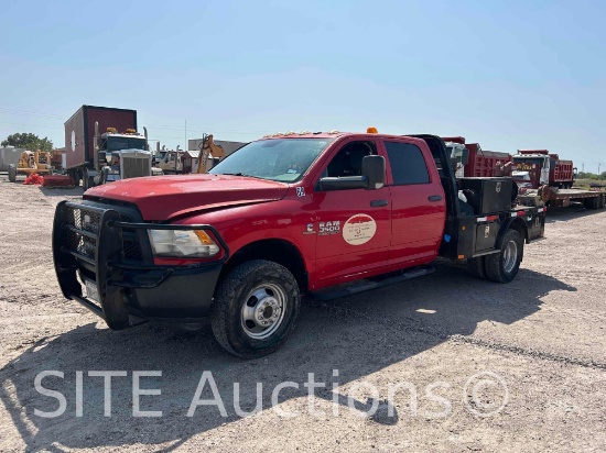 2014 Dodge Ram 3500 Crew Cab Flatbed Truck