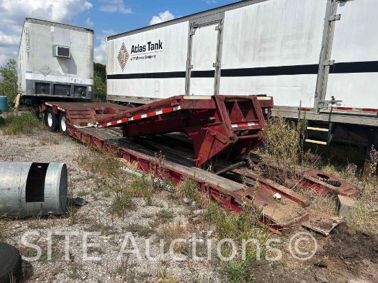 T/A Detachable Gooseneck Lowboy Trailer